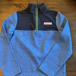 Boys Vineyard Vines Athletic Shep Shirt Quarter Zip
